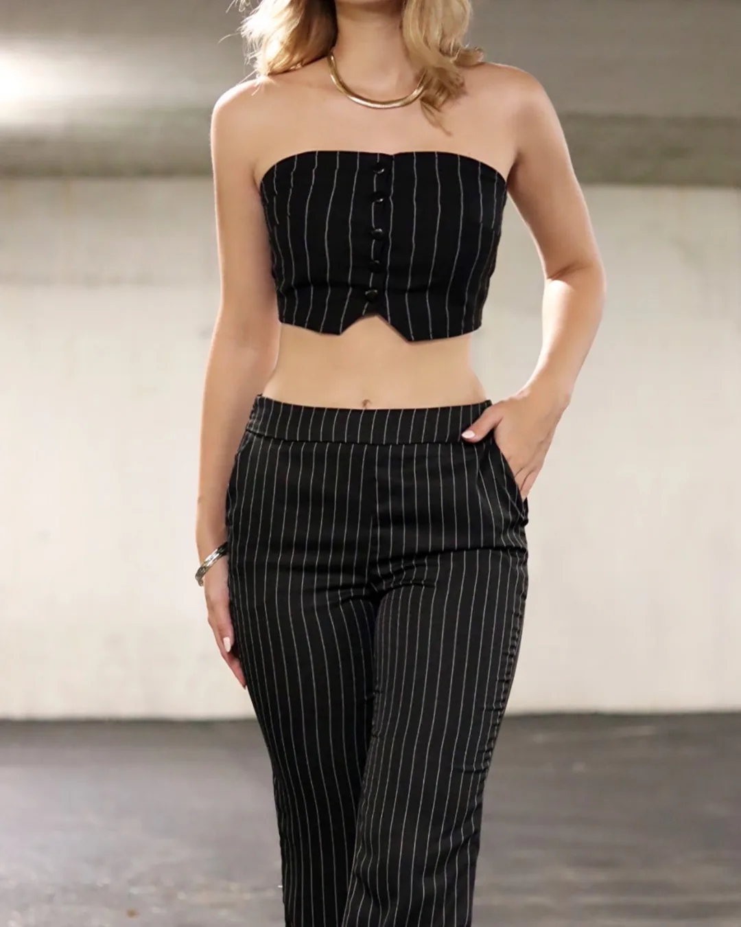 Tube Top + Bell Bottom Pants Sewing Pattern Bundle