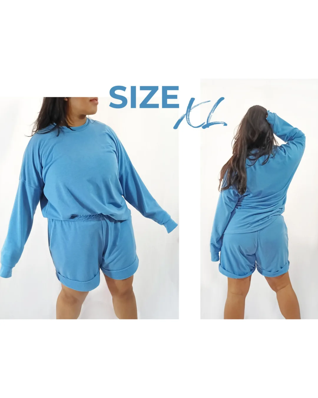 High Waist Lounge Shorts Sewing Pattern
