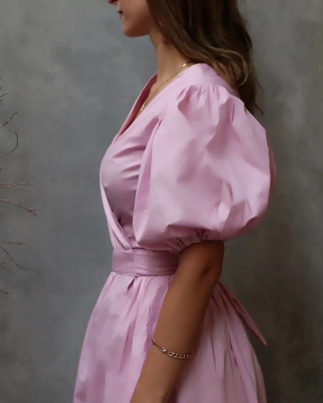 Puff Sleeve Wrap Dress Sewing Pattern