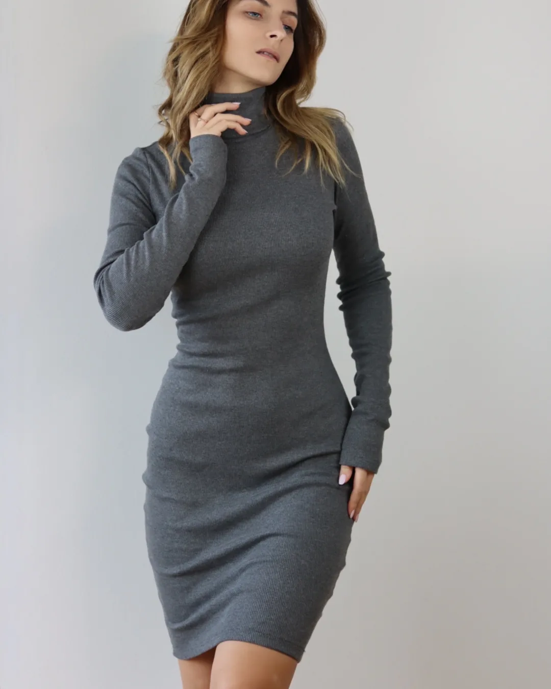 Turtleneck Dress Sewing Pattern
