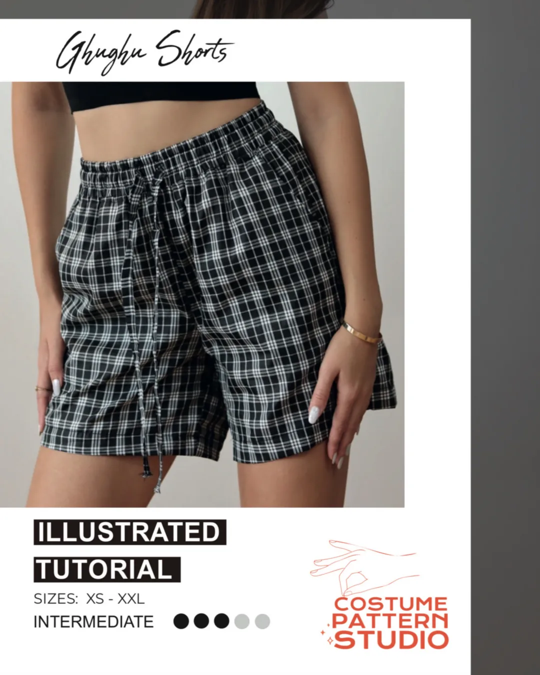Drawstring Shorts Sewing Pattern